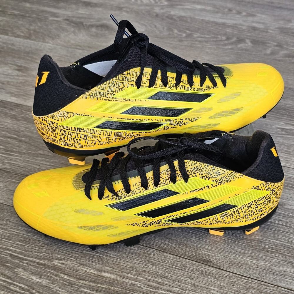 B10 Adidas X Speedflow Messi.3 FG Soccer Cleats Yellow Black Size 7 GW7419